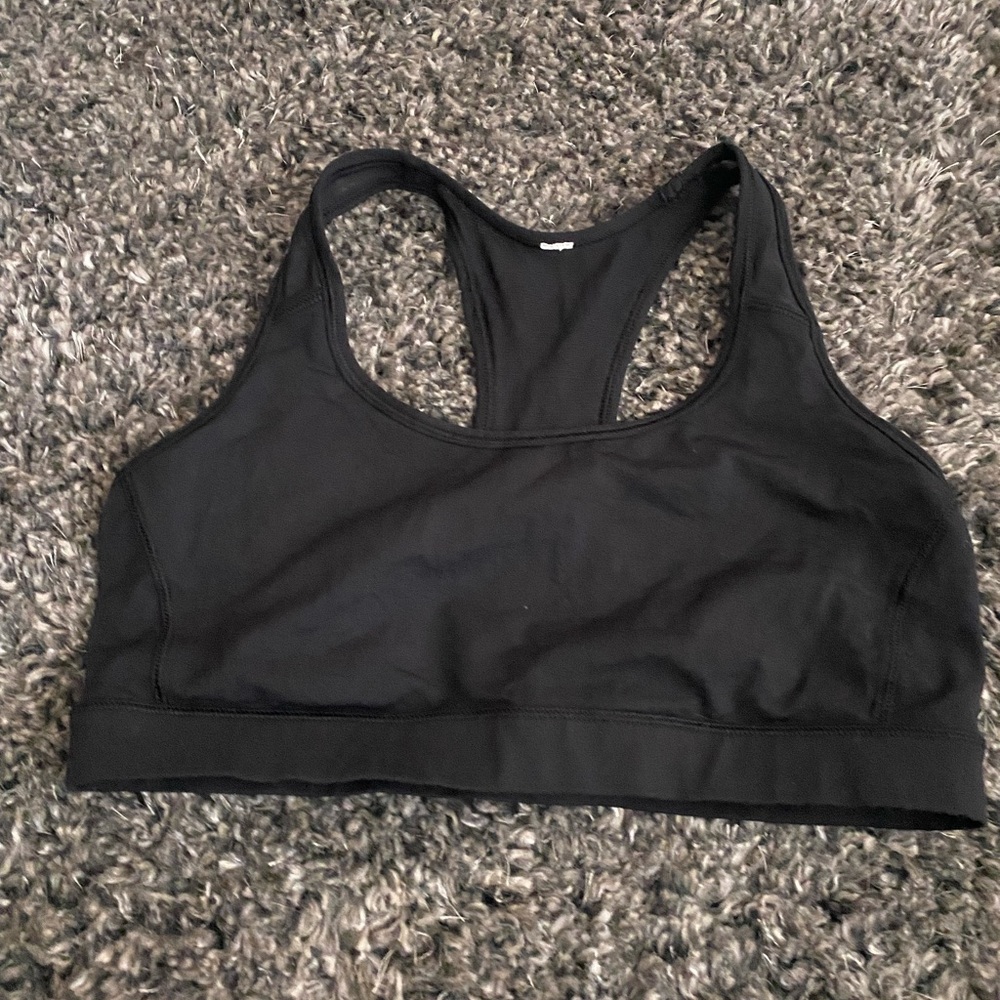 lululemon athletica Black Racerback Sports Bra